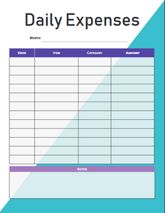 Daily Expenses Tracker