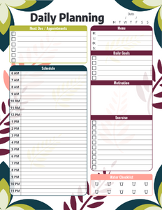 Daily Planning Tracker